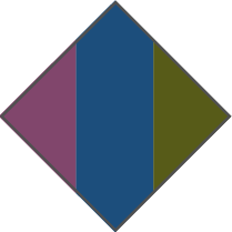 PURPLE / SLATE BLUE / OLIVE GREEN
