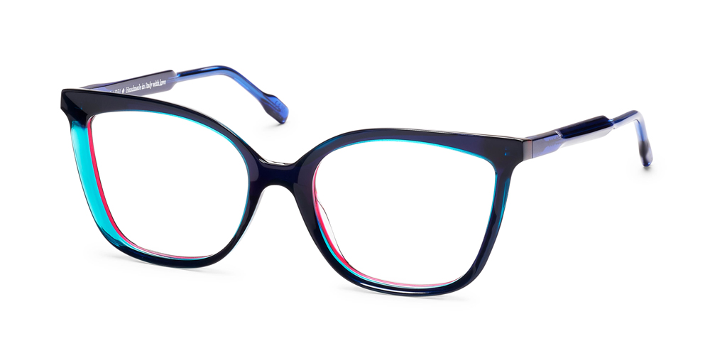 SLATE BLUE / RED