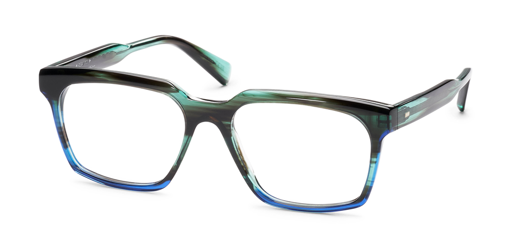 GREEN HAVANA / ULTRAMARINE BLUE