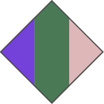 LAVENDER / GREEN / PINK