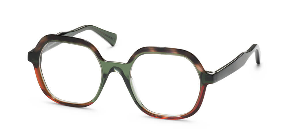 BROWN HAVANA / GREEN / RED