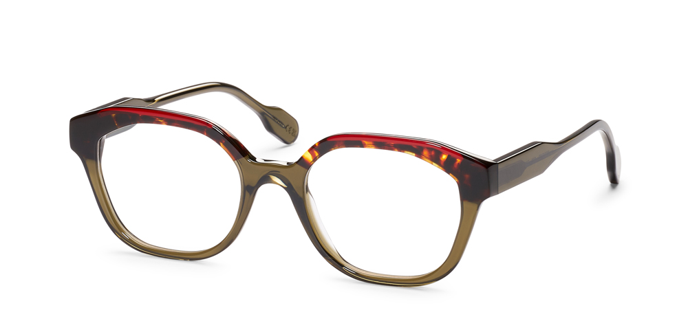 BURGUNDY/BROWN TORTOISE/OLIVE GREEN