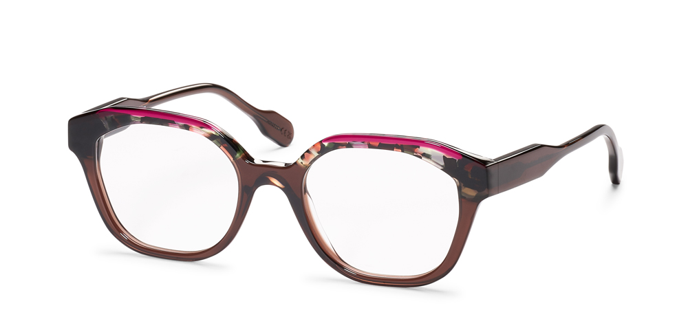 PURPLE/GREEN TORTOISE/BROWN