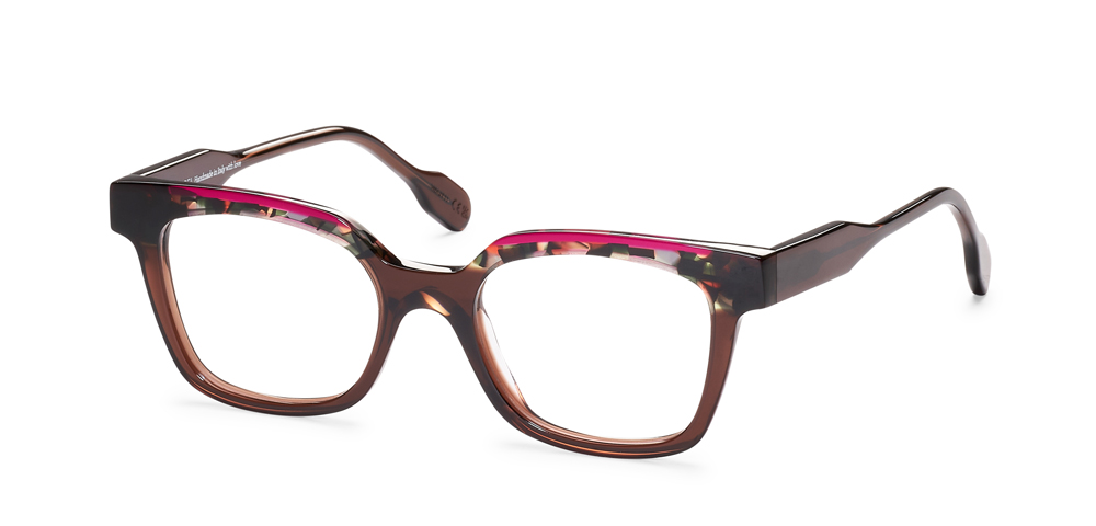 PURPLE/GREEN TORTOISE/BROWN
