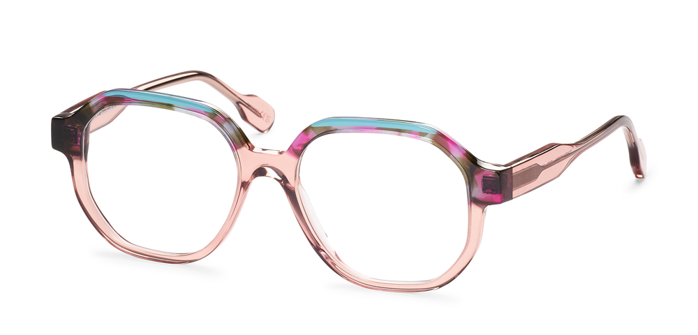 LIGHT BLUE / PINK TORTOISE / PINK