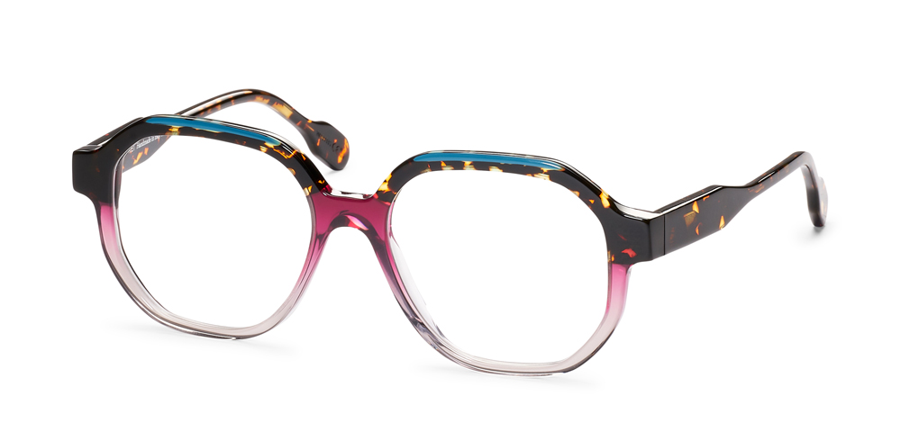 TURQUOISE / DARK HAVANA / GRADIENT PINK-GREY