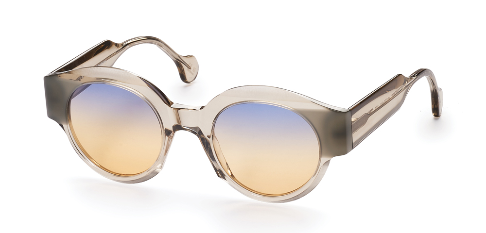 LIGHT GREY / GREEN - photochromic gradient blue-orange lens