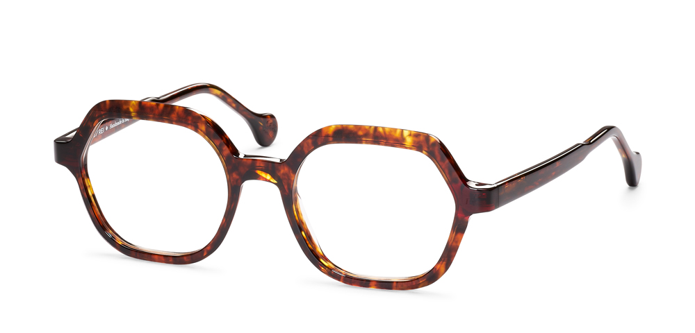 BROWN TORTOISE / DARK RED